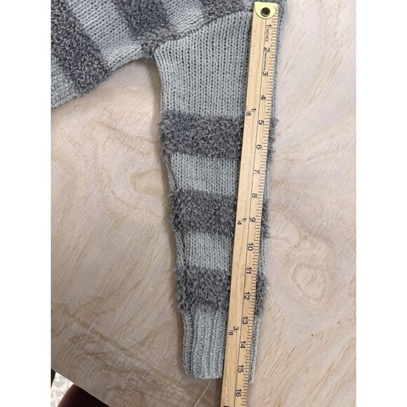 Cupcakes and Cashmere Sweater Women’s Small Crop Green Striped Cropped Y2K 90s - Picture 11 of 16